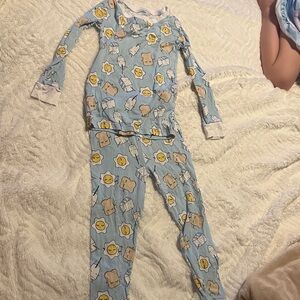 Little Sleepier Blue Breakfast Buddies Pajamas